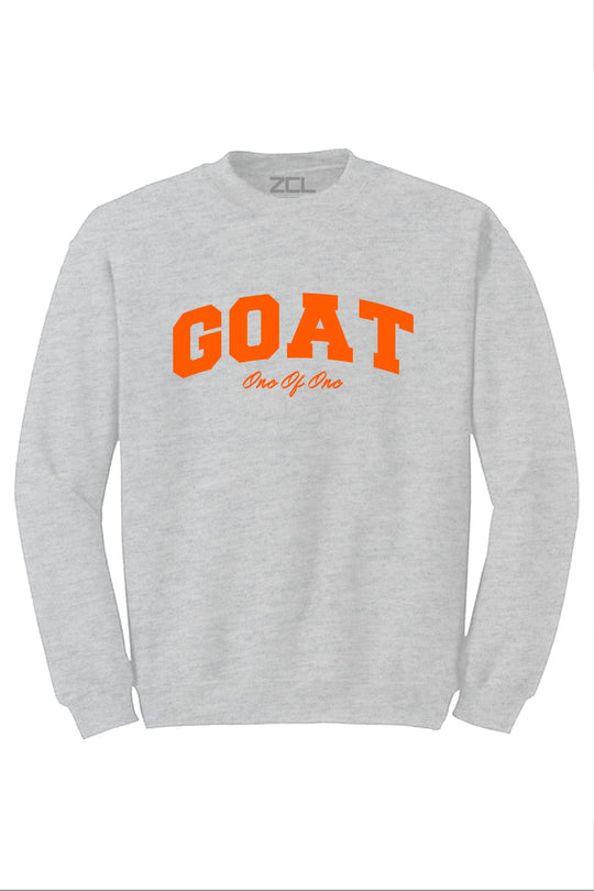 Goat Crewneck Sweatshirt (Orange Logo) - Zamage