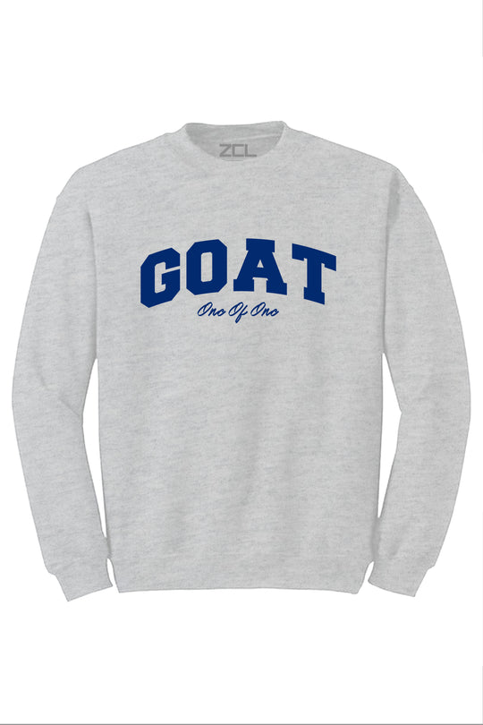Goat Crewneck Sweatshirt (Royal Blue Logo) - Zamage