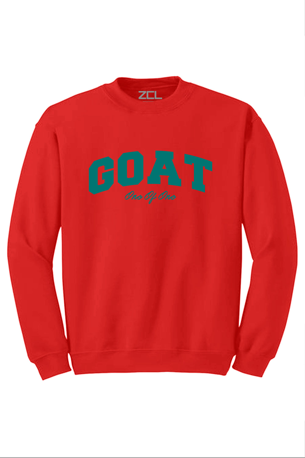 Goat Crewneck Sweatshirt (Teal Logo) - Zamage