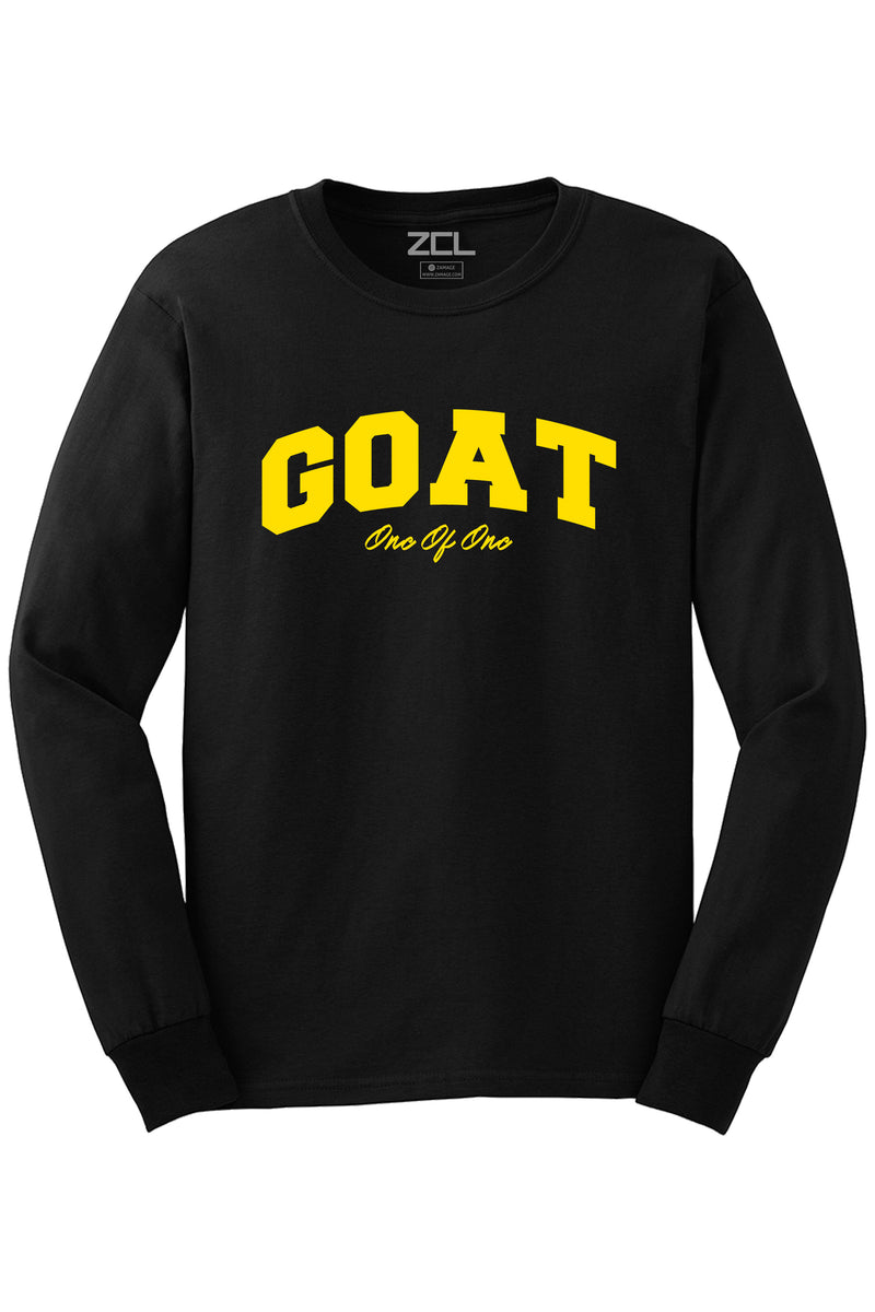 Goat Long Sleeve Tee (Yellow Logo) - Zamage