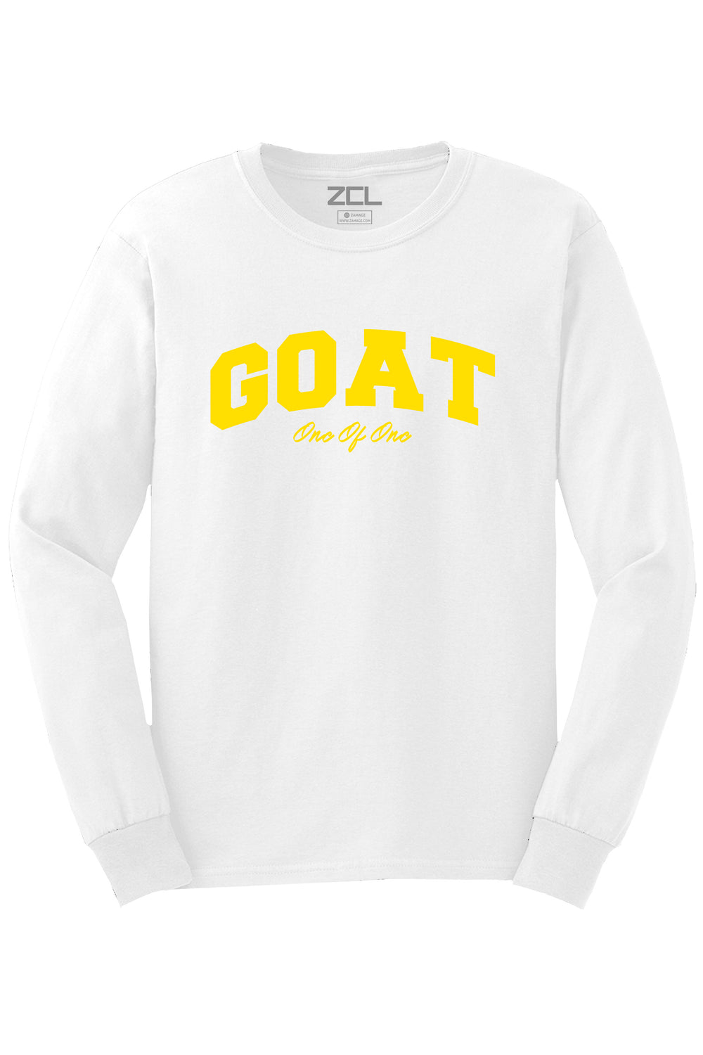 Goat Long Sleeve Tee (Yellow Logo) - Zamage