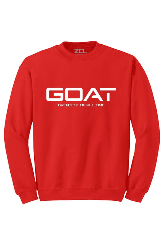Greatest Of All Time V2 Crewneck Sweatshirt (White Logo) - Zamage