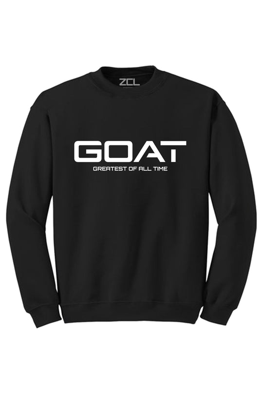 Greatest Of All Time V2 Crewneck Sweatshirt (White Logo) - Zamage