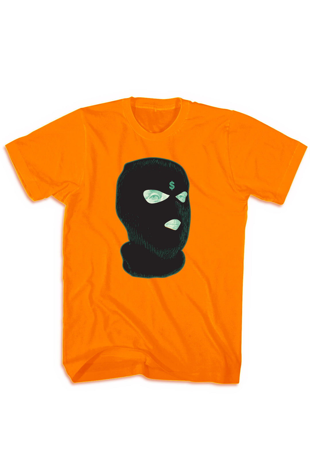 Ski Mask Money Tee (Black Logo) - Zamage