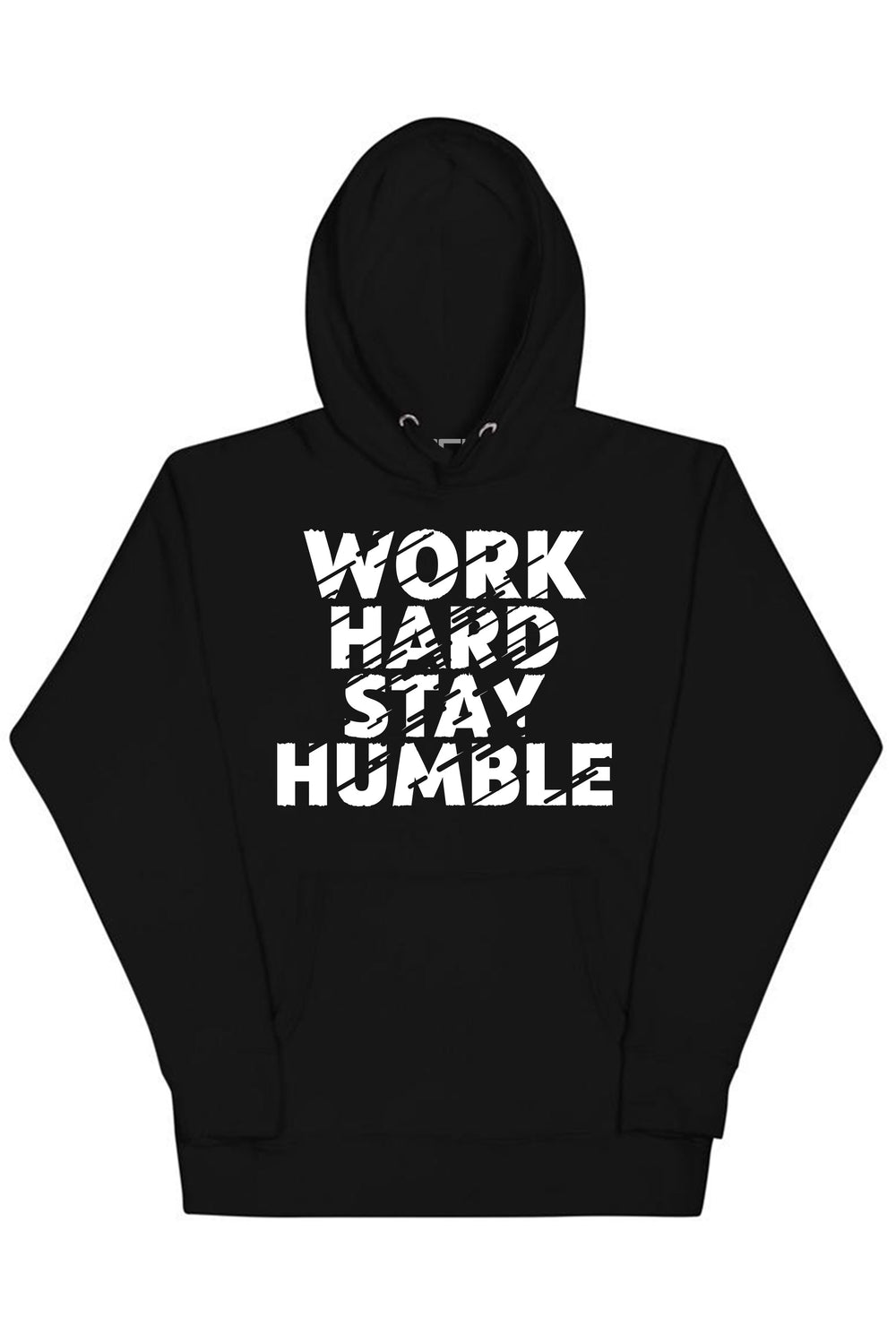 Work Hard Stay Humble Hoodie (White Logo) - Zamage