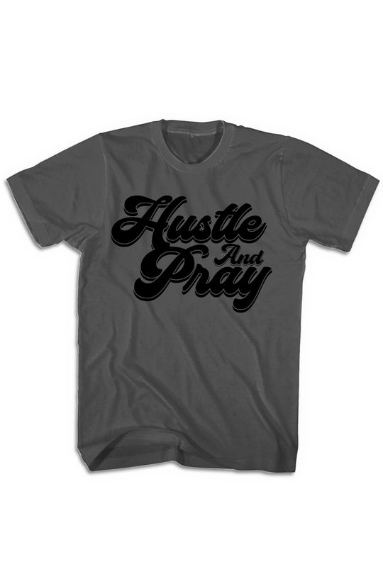 Hustle And Pray Tee (Black Logo) - Zamage