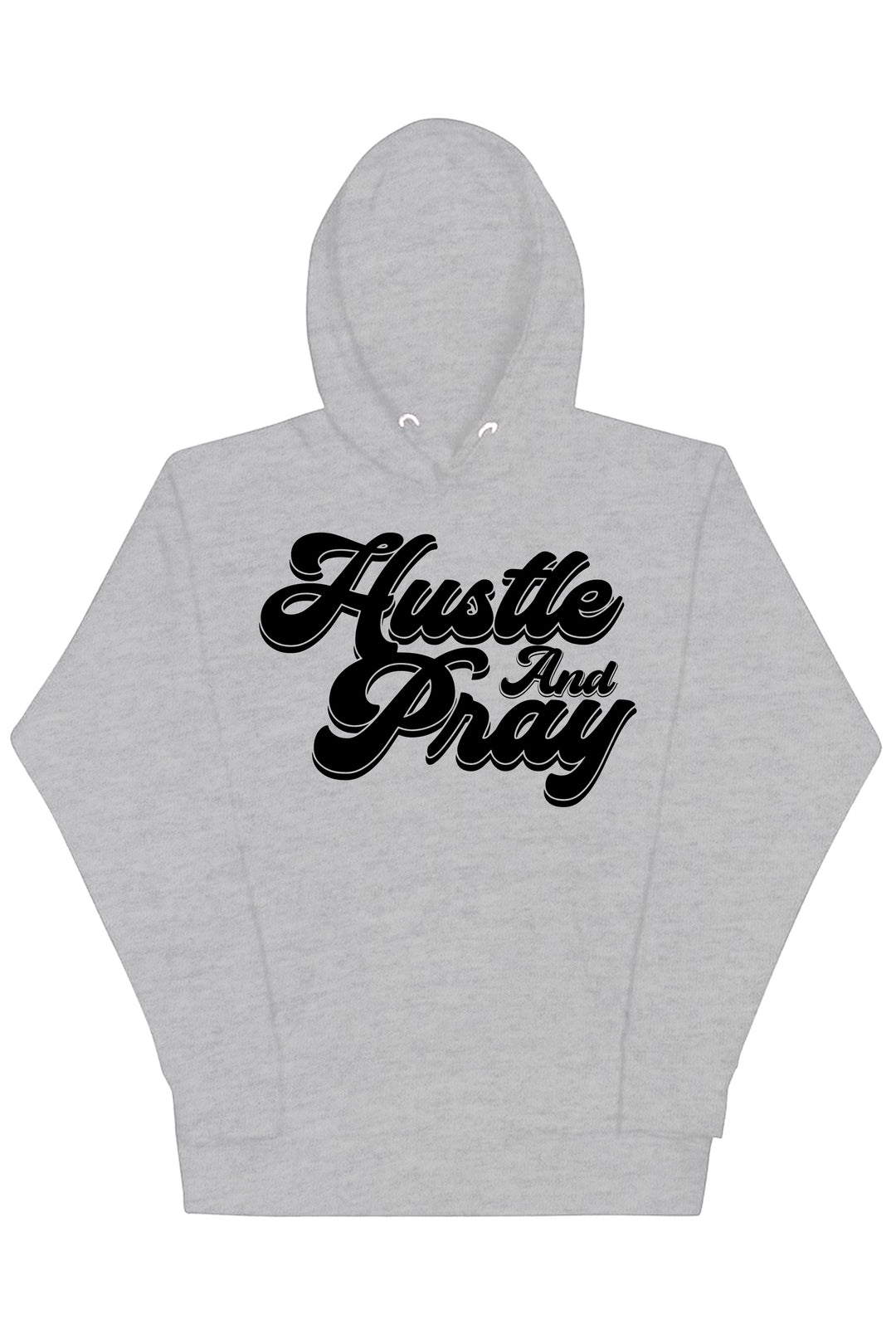 Hustle And Pray Hoodie (Black Logo) - Zamage