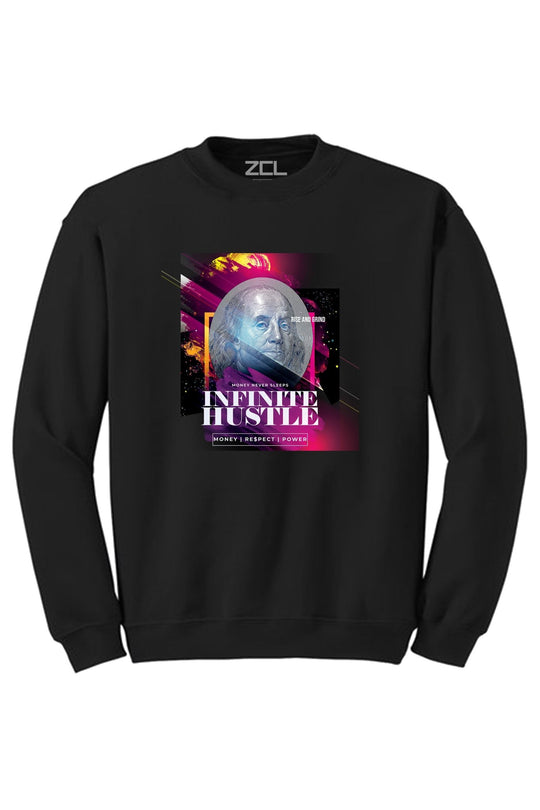 Infinite Hustle Crewneck Sweatshirt (Multi Color Logo) - Zamage