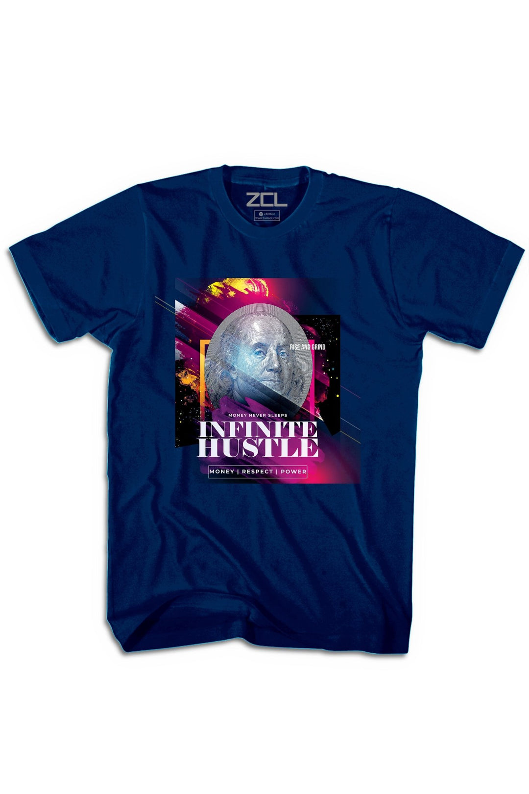 Infinite Hustle Tee (Multi Color Logo) - Zamage