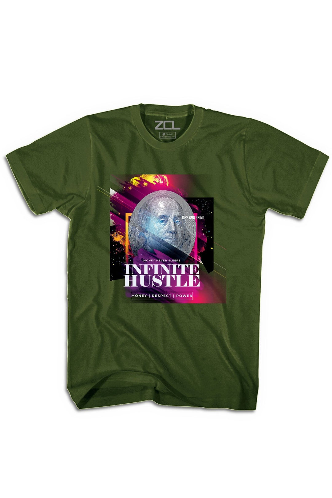 Infinite Hustle Tee (Multi Color Logo) - Zamage
