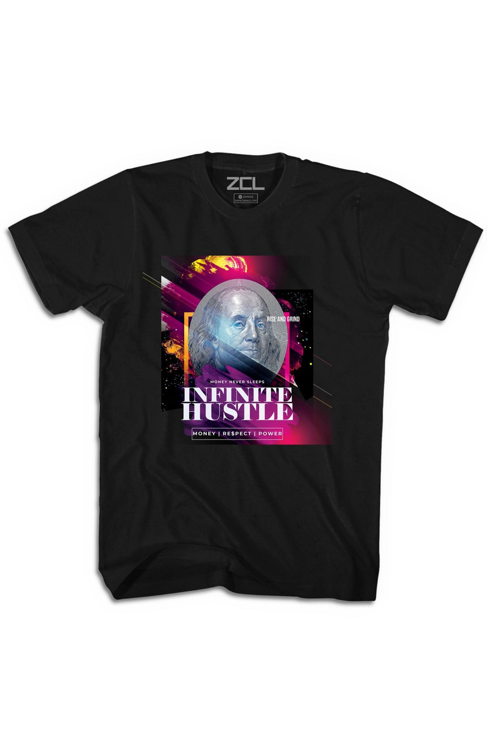 Infinite Hustle Tee (Multi Color Logo) - Zamage