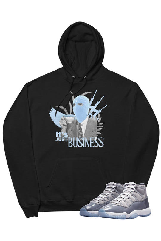 Air Jordan 11 "It's Just Business" Hoodie Cool Grey - Zamage