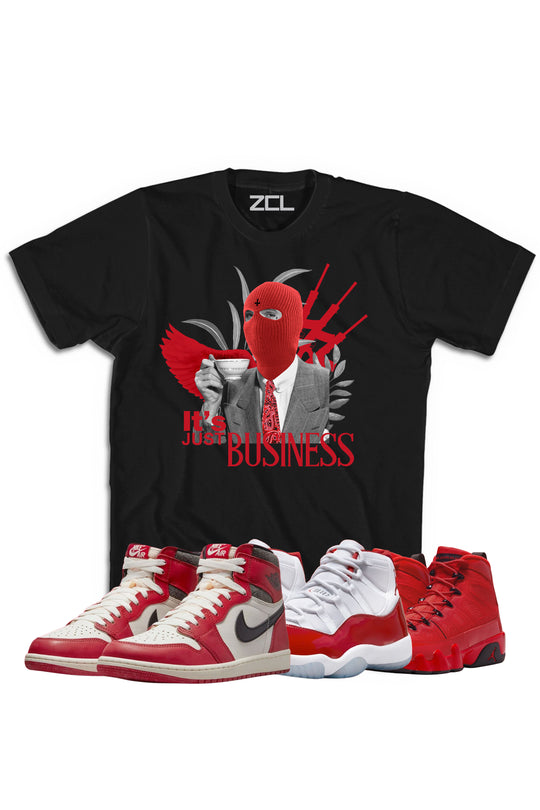 Air Jordan "It's Just Business" Tee Lost & Found - Cherry Red - Zamage