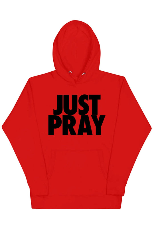 Just Pray Hoodie (Black Logo) - Zamage