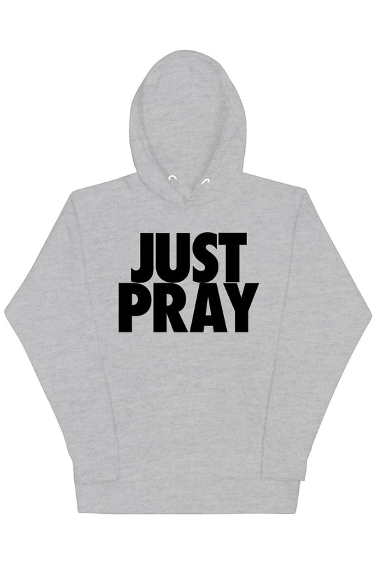 Just Pray Hoodie (Black Logo) - Zamage