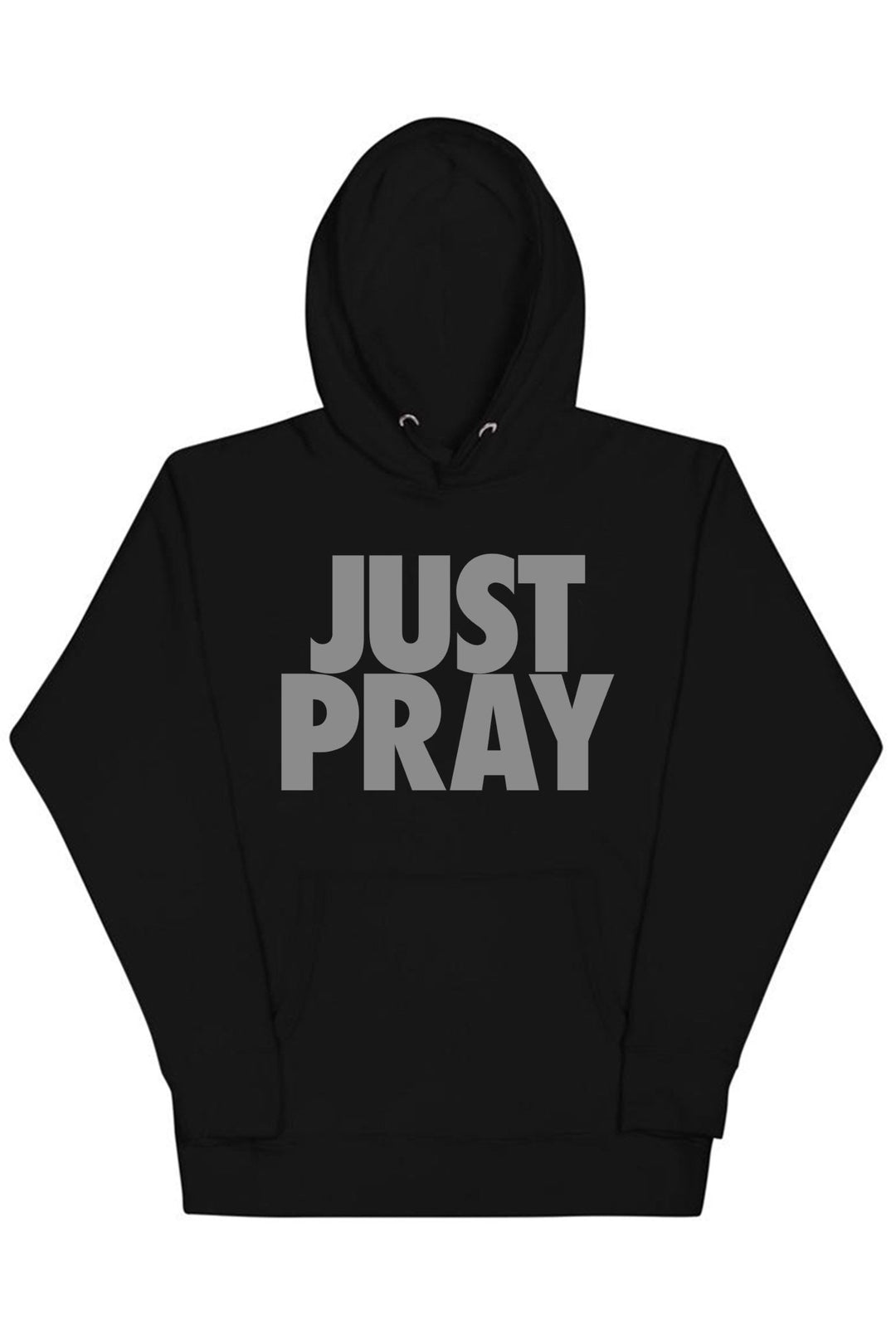 Just Pray Hoodie (Gray Logo) - Zamage
