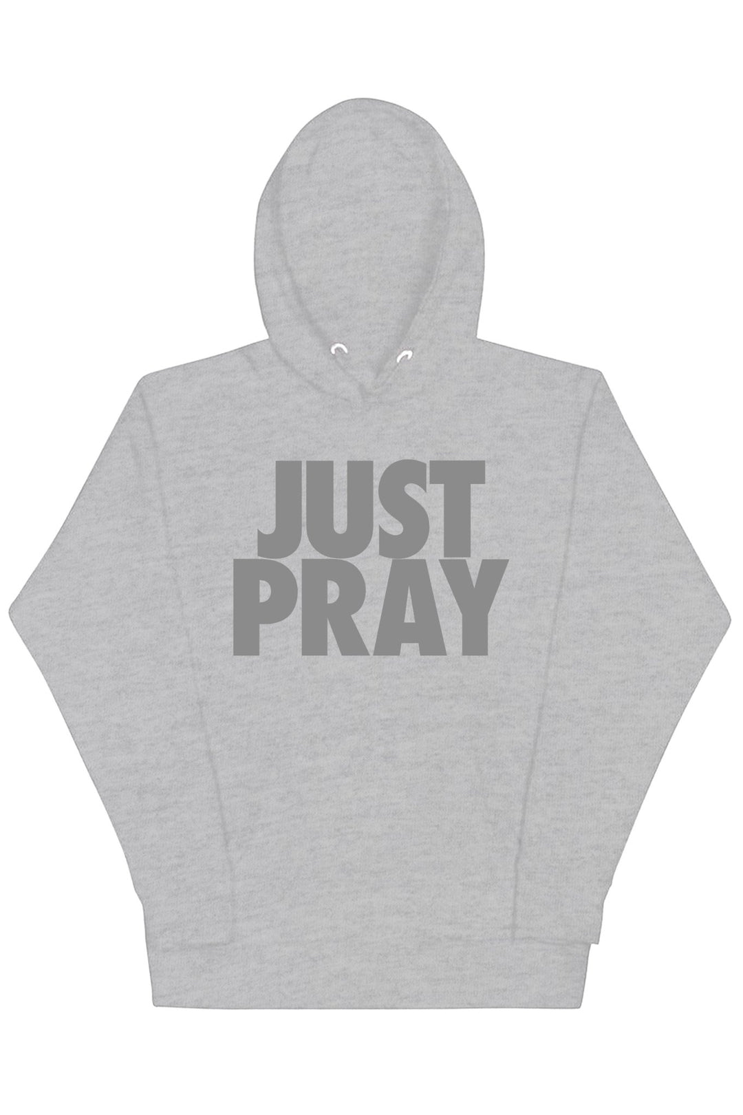 Just Pray Hoodie (Gray Logo) - Zamage