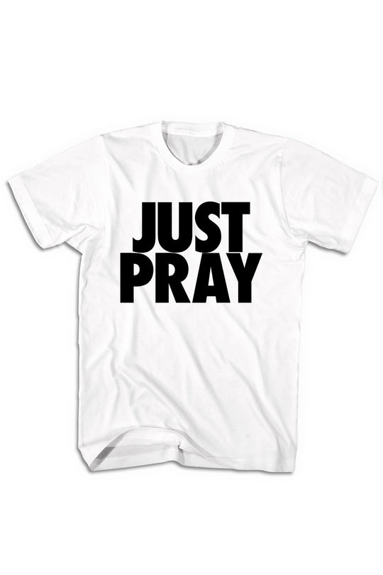 Just Pray Tee (Black Logo) - Zamage