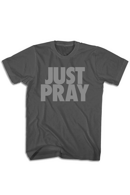 Just Pray Tee (Gray Logo) - Zamage