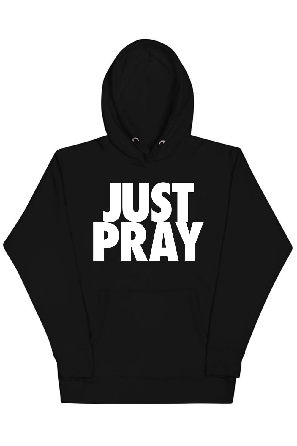 Just Pray Hoodie (White Logo) - Zamage