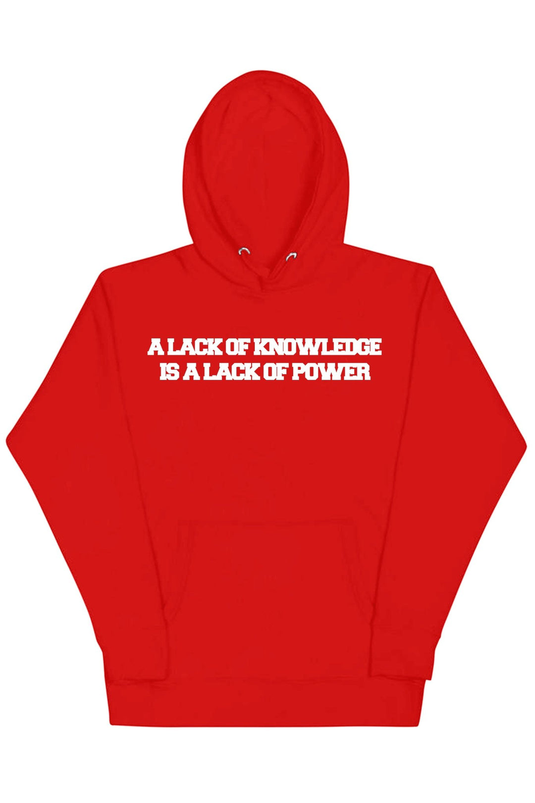 Knowledge & Power Hoodie (White Logo) - Zamage