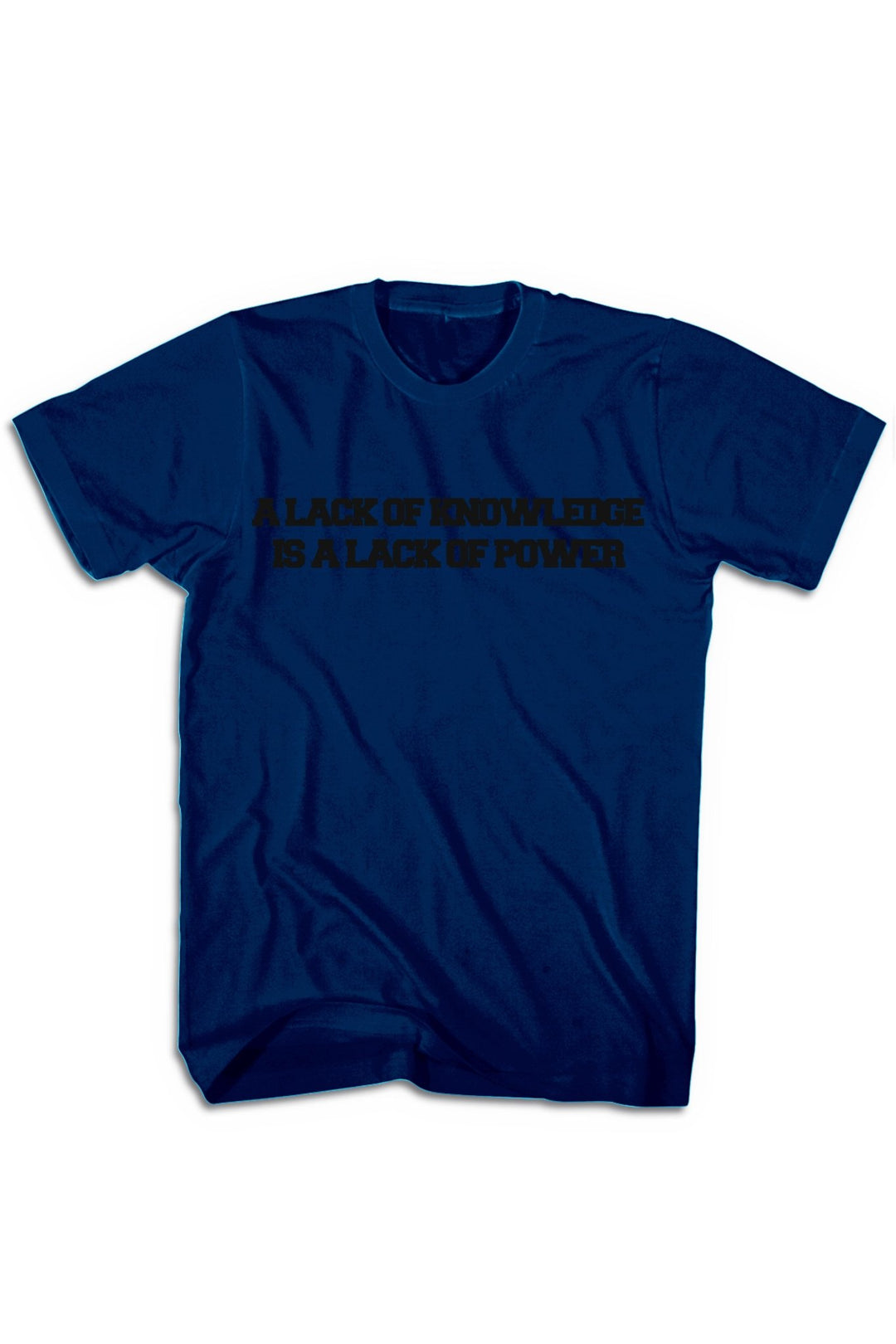 Knowledge & Power Tee (Black Logo) - Zamage