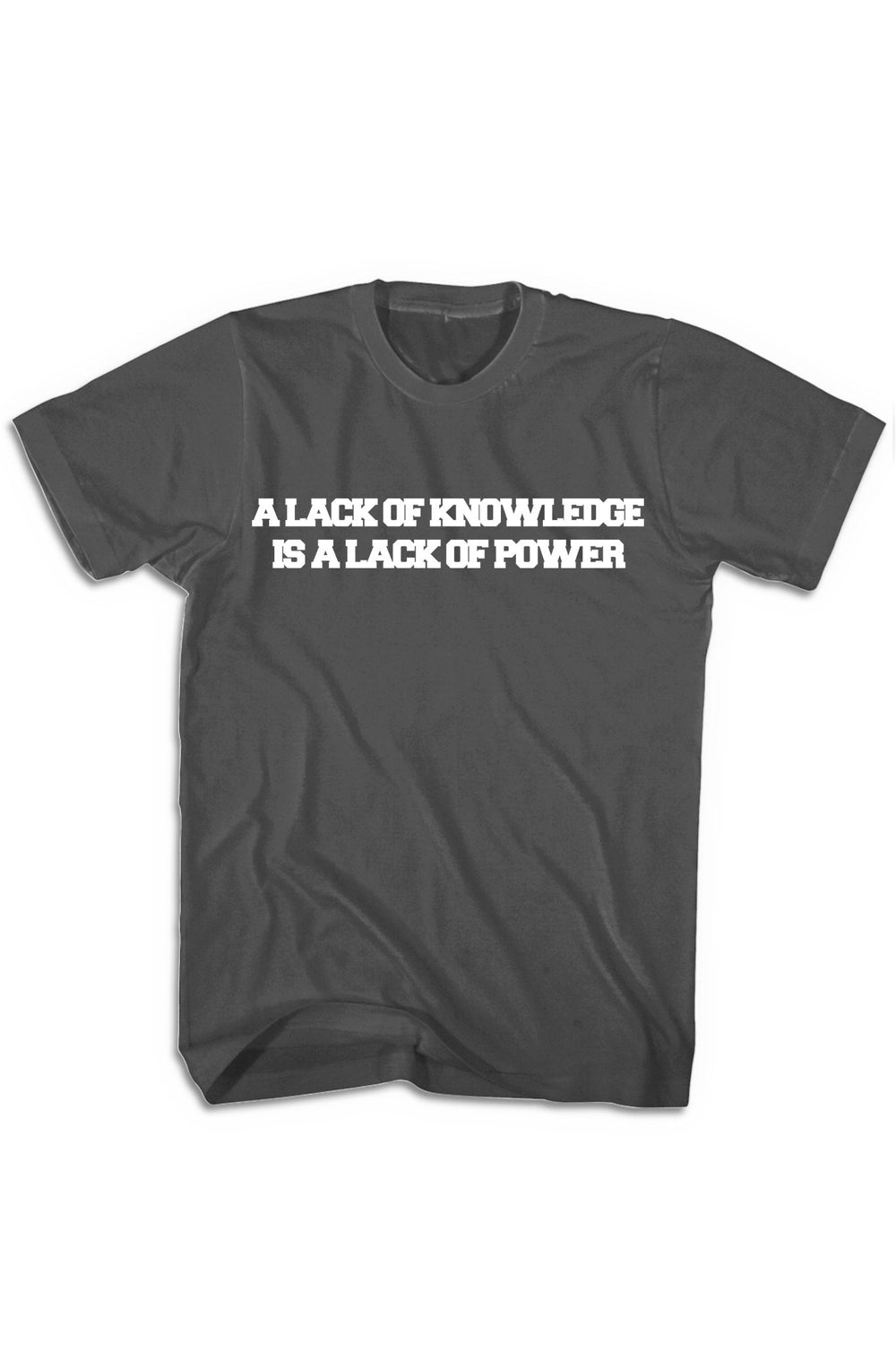 Knowledge & Power Tee (White Logo) - Zamage