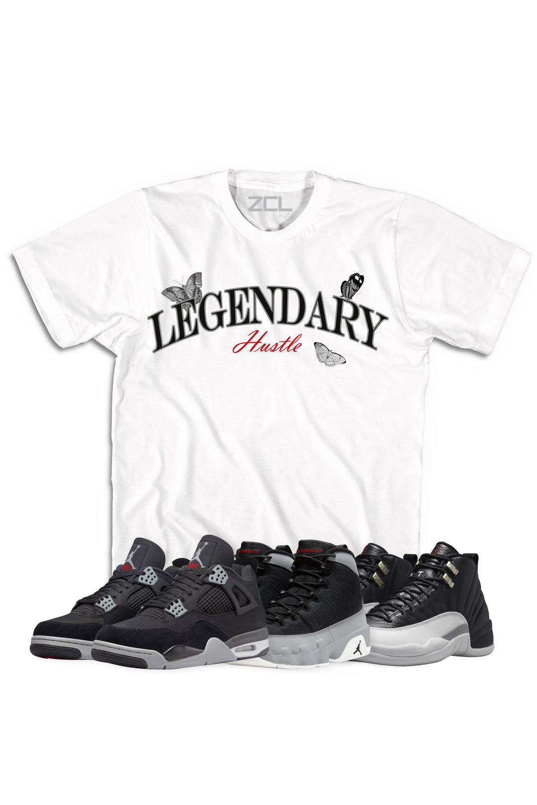 Air Jordan "Legendary" Tee Black Canvas - Zamage