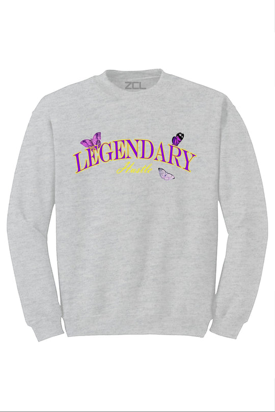 Legendary Crewneck Sweatshirt (Purple - Gold Logo) - Zamage