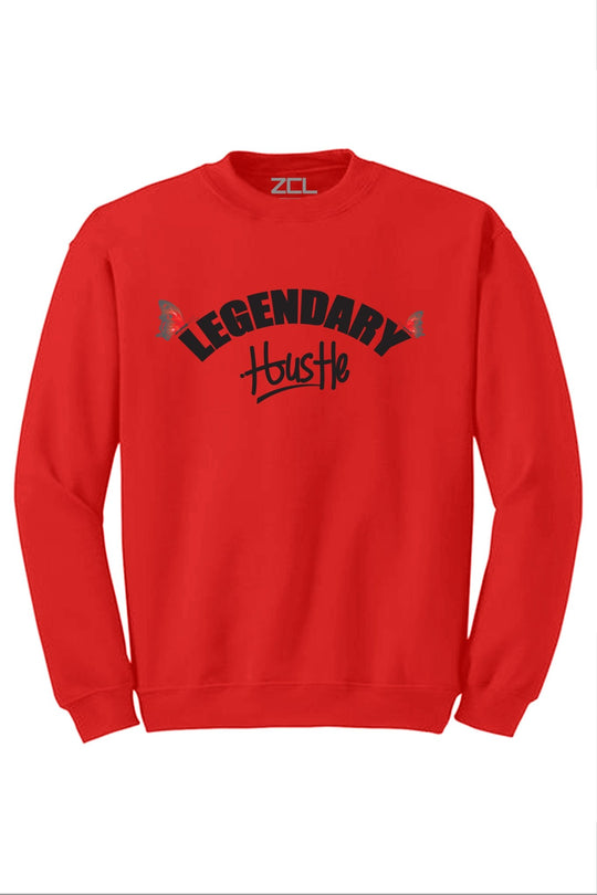 Legendary Hustle Crewneck Sweatshirt (Black Logo) - Zamage