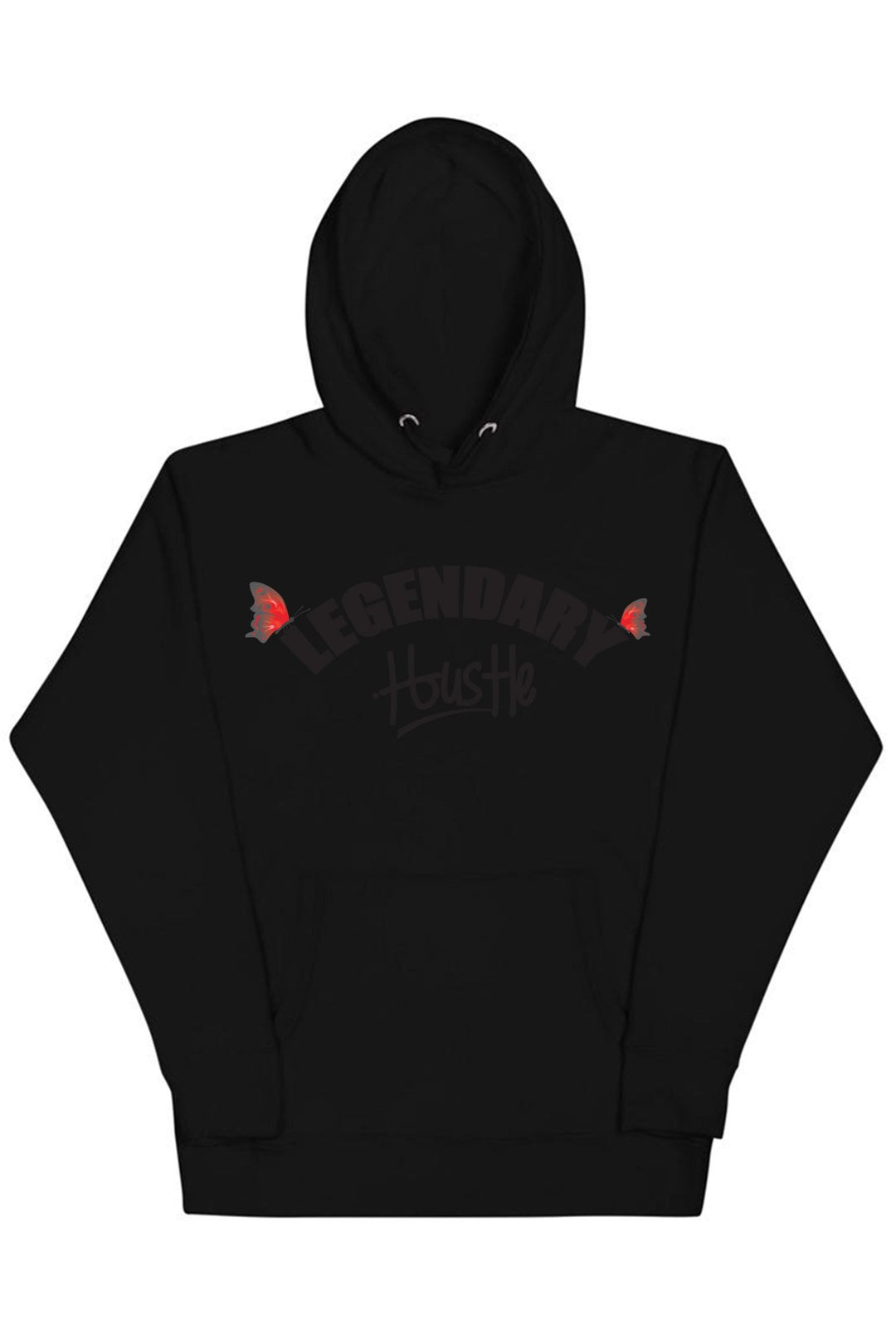 Legendary Hustle Hoodie (Black Logo) - Zamage