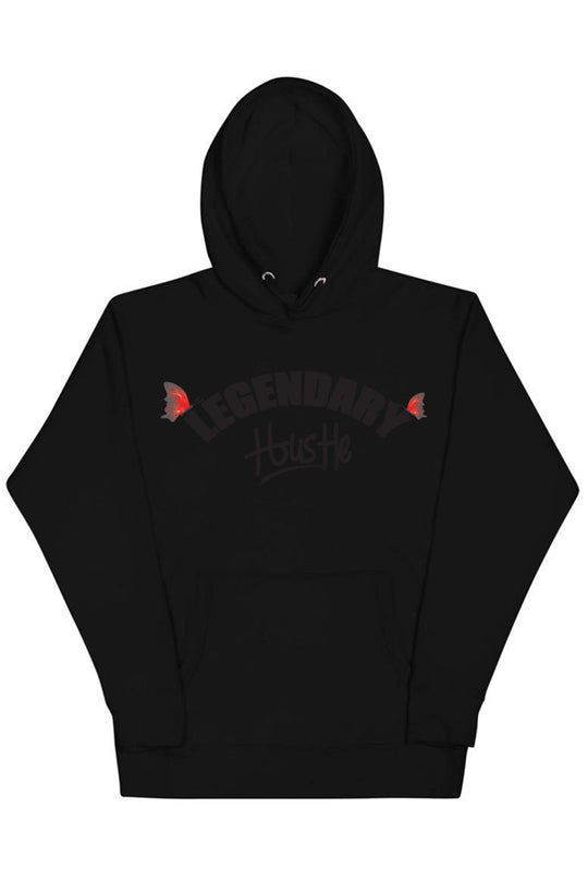 Legendary Hustle Hoodie (Black Logo) - Zamage