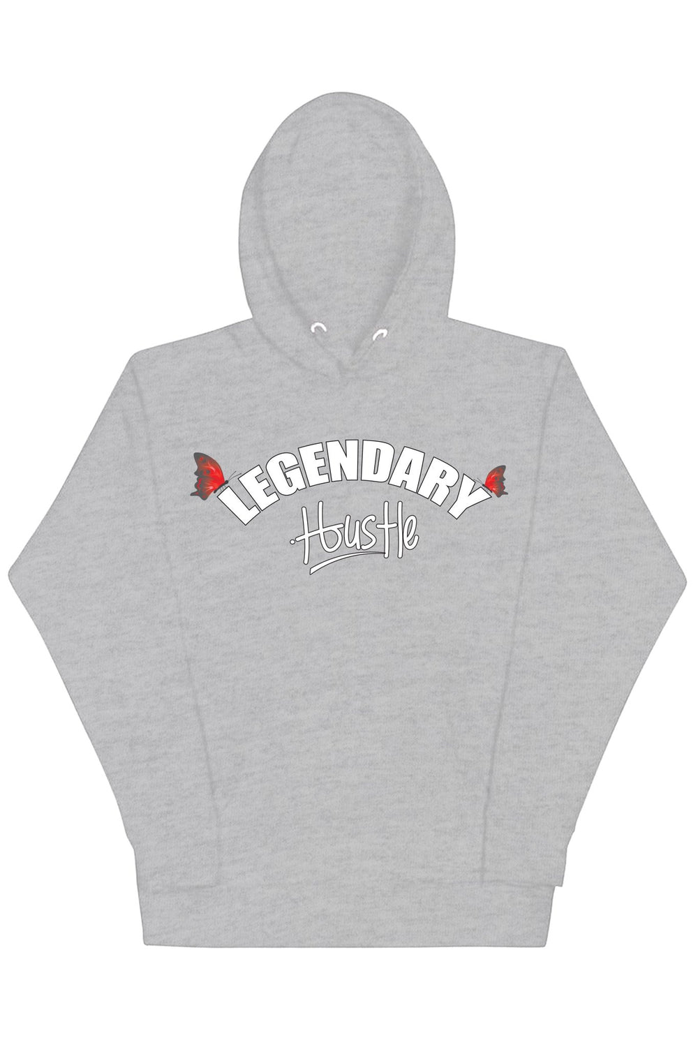 Legendary Hustle Hoodie (White Logo) - Zamage