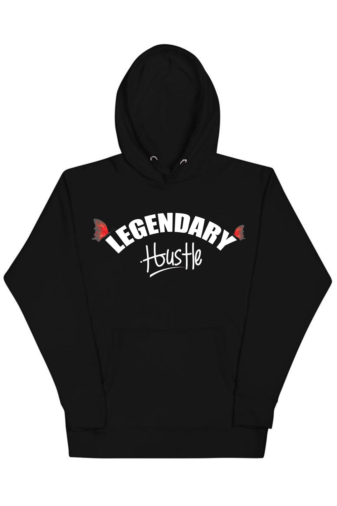 Legendary Hustle Hoodie (White Logo) - Zamage