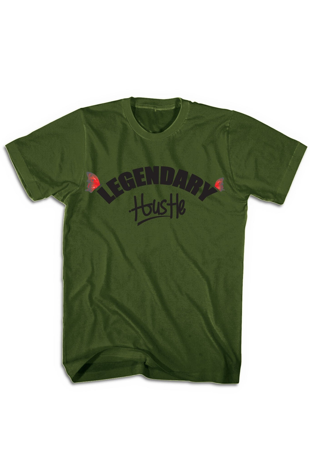 Legendary Hustle Tee (Black Logo) - Zamage