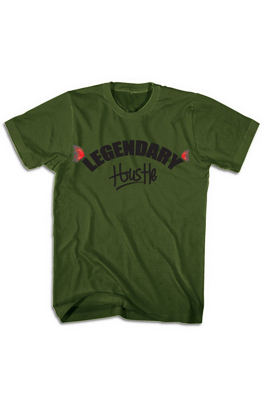 Legendary Hustle Tee (Black Logo) - Zamage
