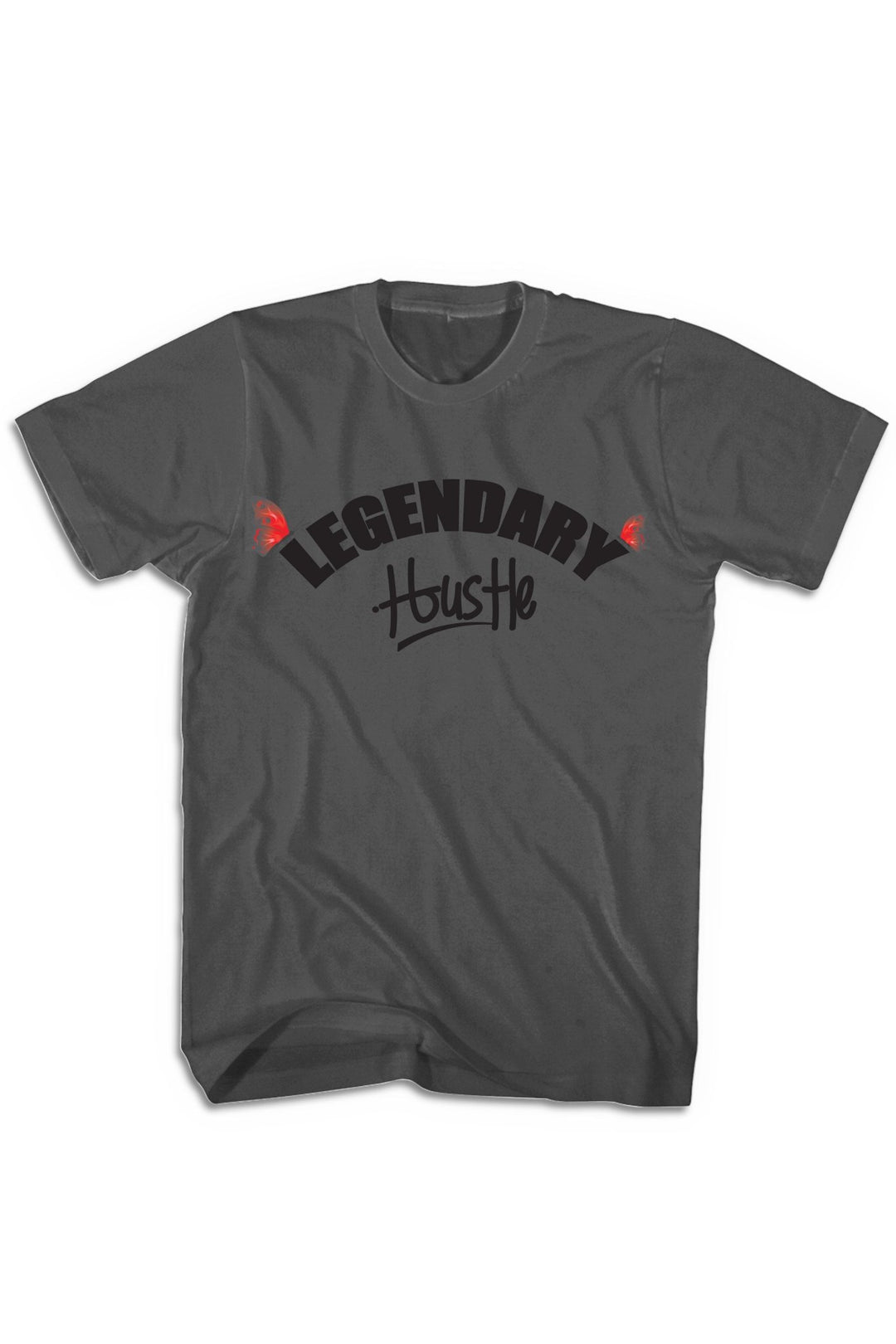 Legendary Hustle Tee (Black Logo) - Zamage