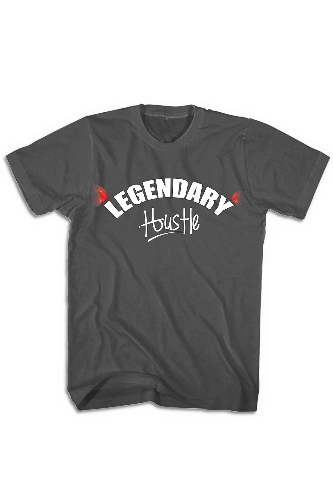 Legendary Hustle Tee (White Logo) - Zamage