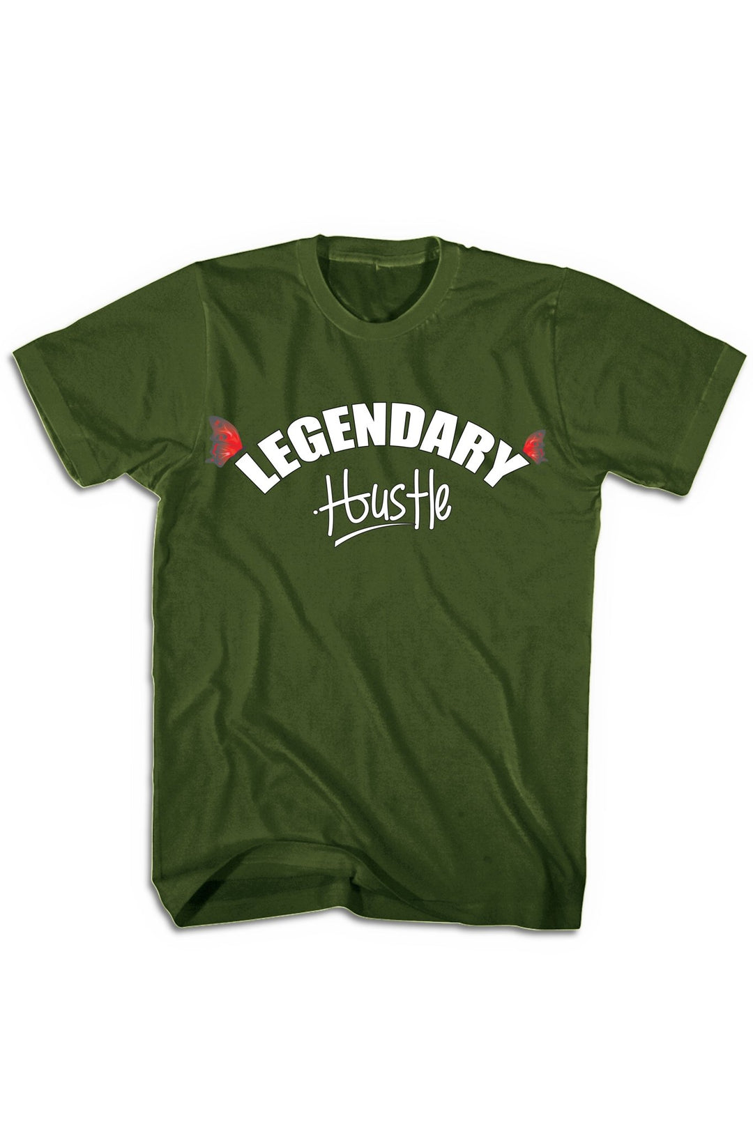Legendary Hustle Tee (White Logo) - Zamage