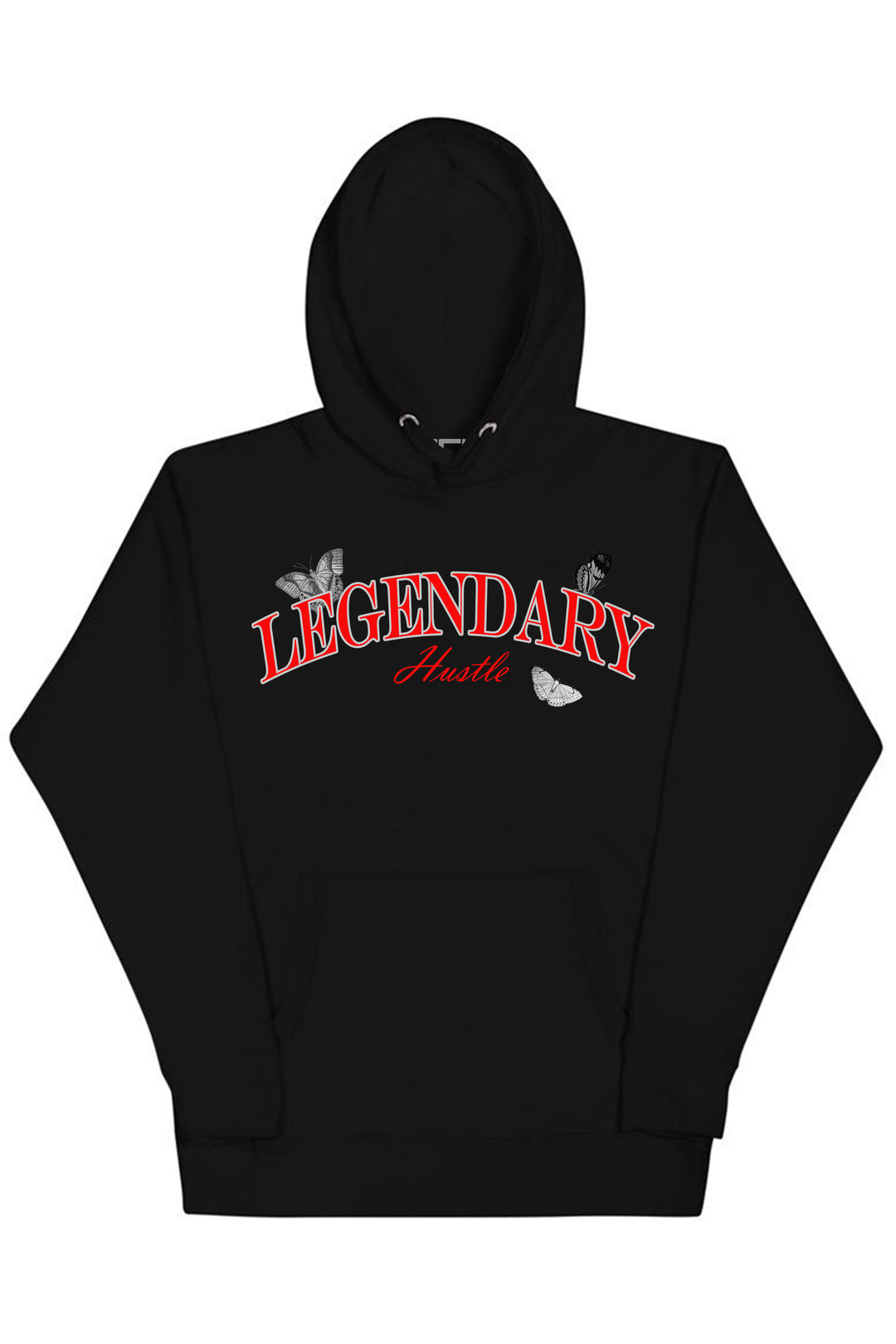Legendary Hoodie (Red - Grey Logo) - Zamage