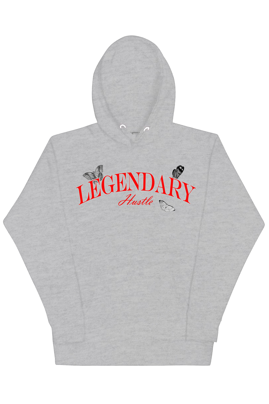 Legendary Hoodie (Red - Grey Logo) - Zamage