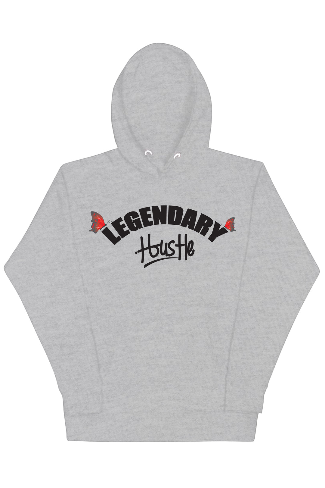 Legendary Hustle Hoodie (Black Logo) - Zamage
