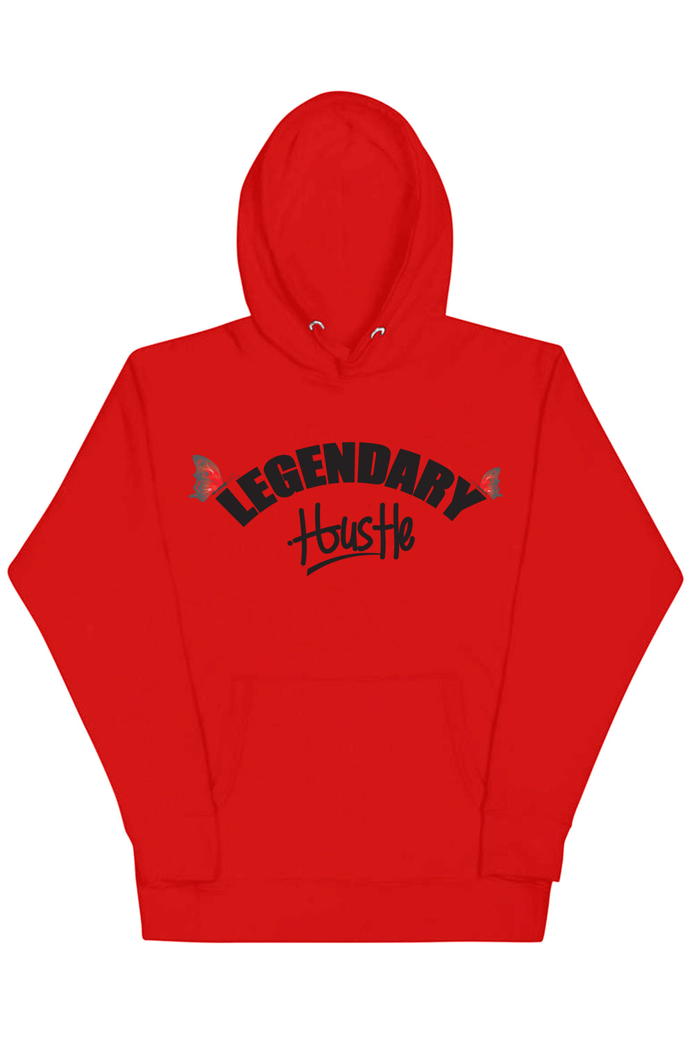 Legendary Hustle Hoodie (Black Logo) - Zamage