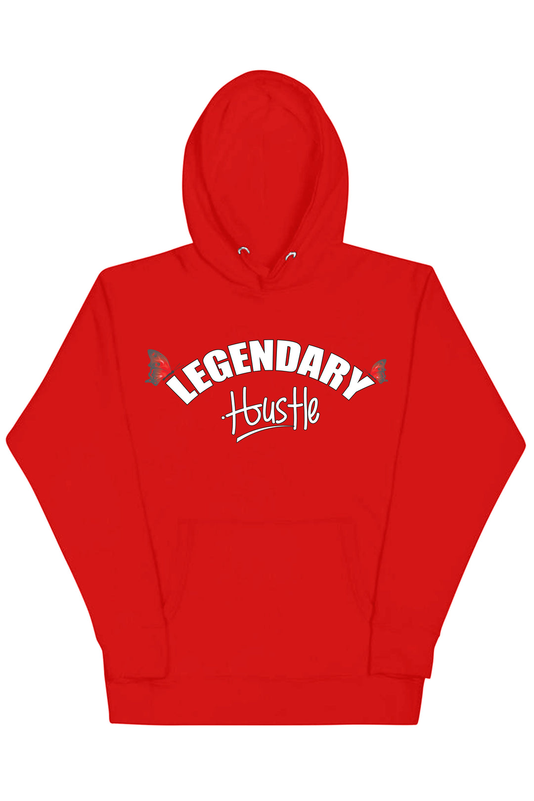 Legendary Hustle Hoodie (White Logo) - Zamage