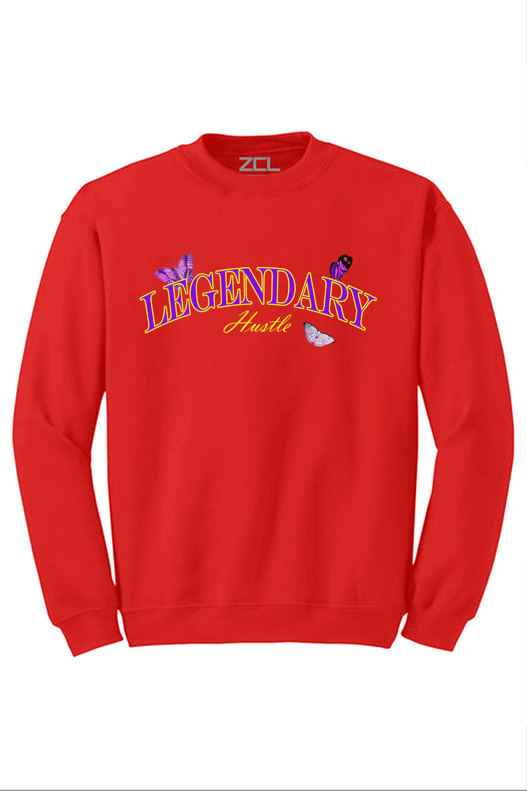 Legendary Crewneck Sweatshirt (Purple - Gold Logo) - Zamage
