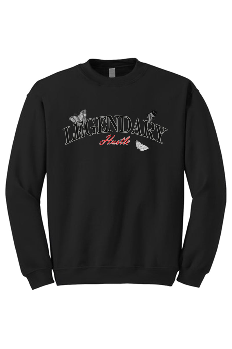 Legendary Crewneck Sweatshirt (Playoffs - Particle Grey Logo) - Zamage
