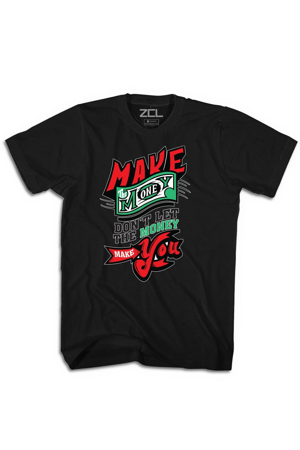 Make Money Tee (Multi Color Logo) - Zamage
