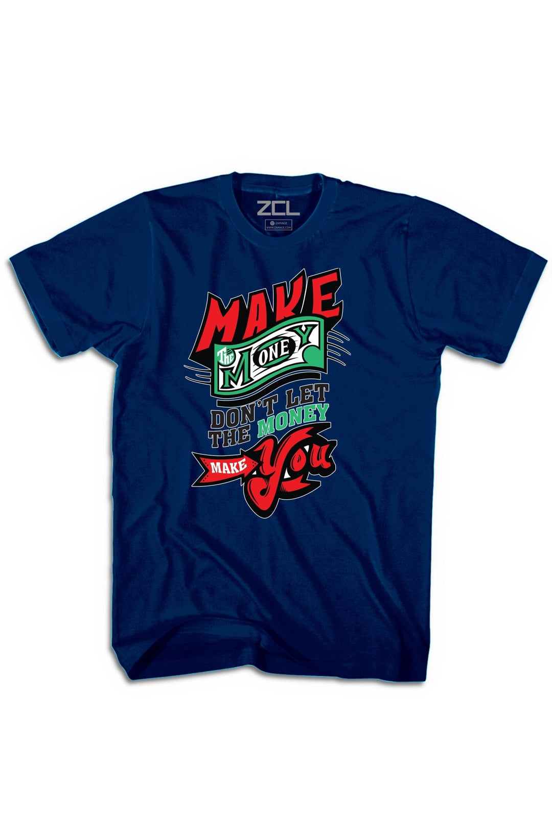 Make Money Tee (Multi Color Logo) - Zamage