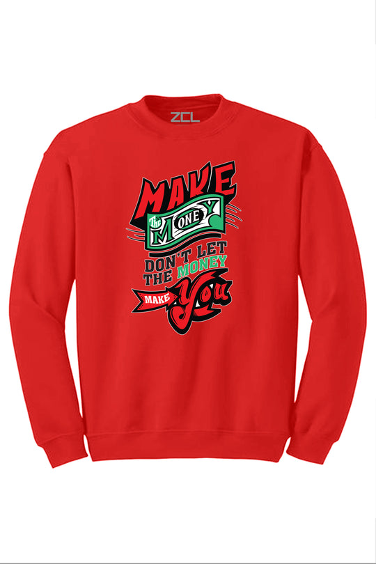 Make Money Crewneck Sweatshirt (Multi Color Logo) - Zamage