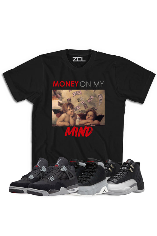 Air Jordan "Money On My Mind" Tee Black Canvas - Zamage